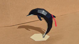 3D Printed Low Poly Dolphin